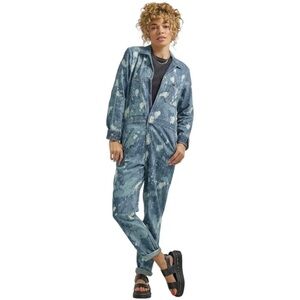 Lee jeans (M) Denim Splatter Union-Alls coveralls in Great Fog NWT